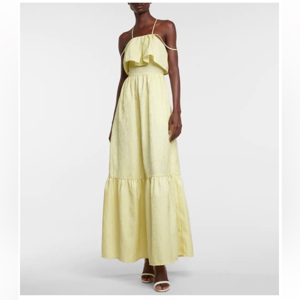 Self Portrait Jacquard Maxi Dress
